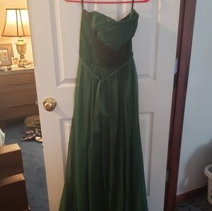 Jessica McClintock Emerald Green Dress
